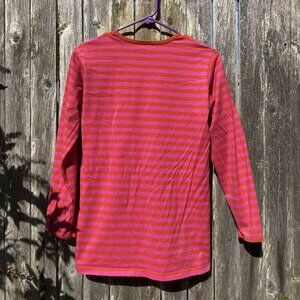 Striped Marimekko longsleeve in pink/red